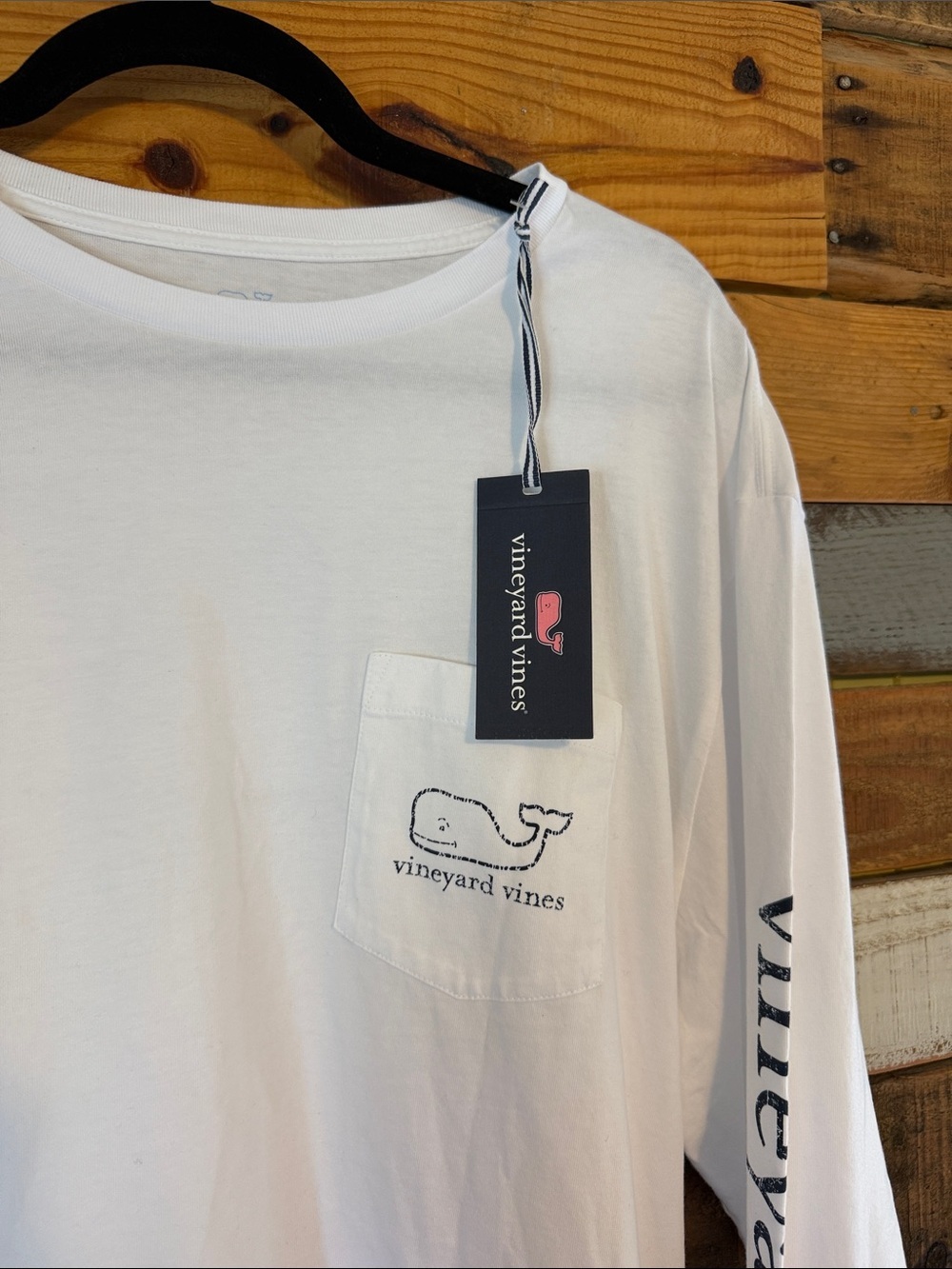 NWT Vintage Whale Long-Sleeve Pocket Tee - Picture 8 of 8